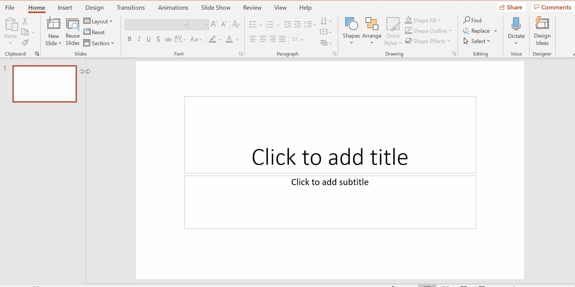 How to create a flyer in Powerpoint -1