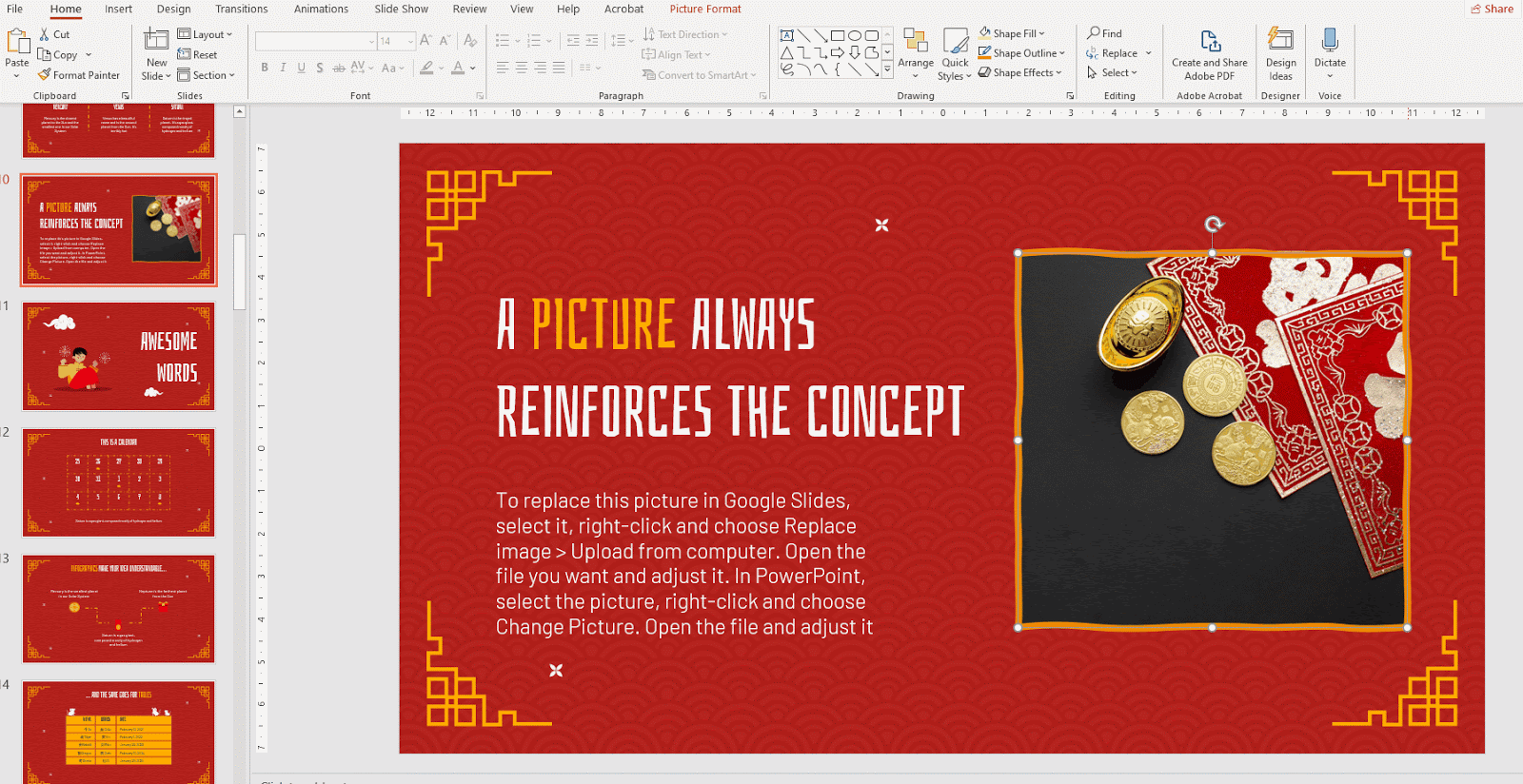 How to Use Basic Image Editing Tools in PowerPoint -10