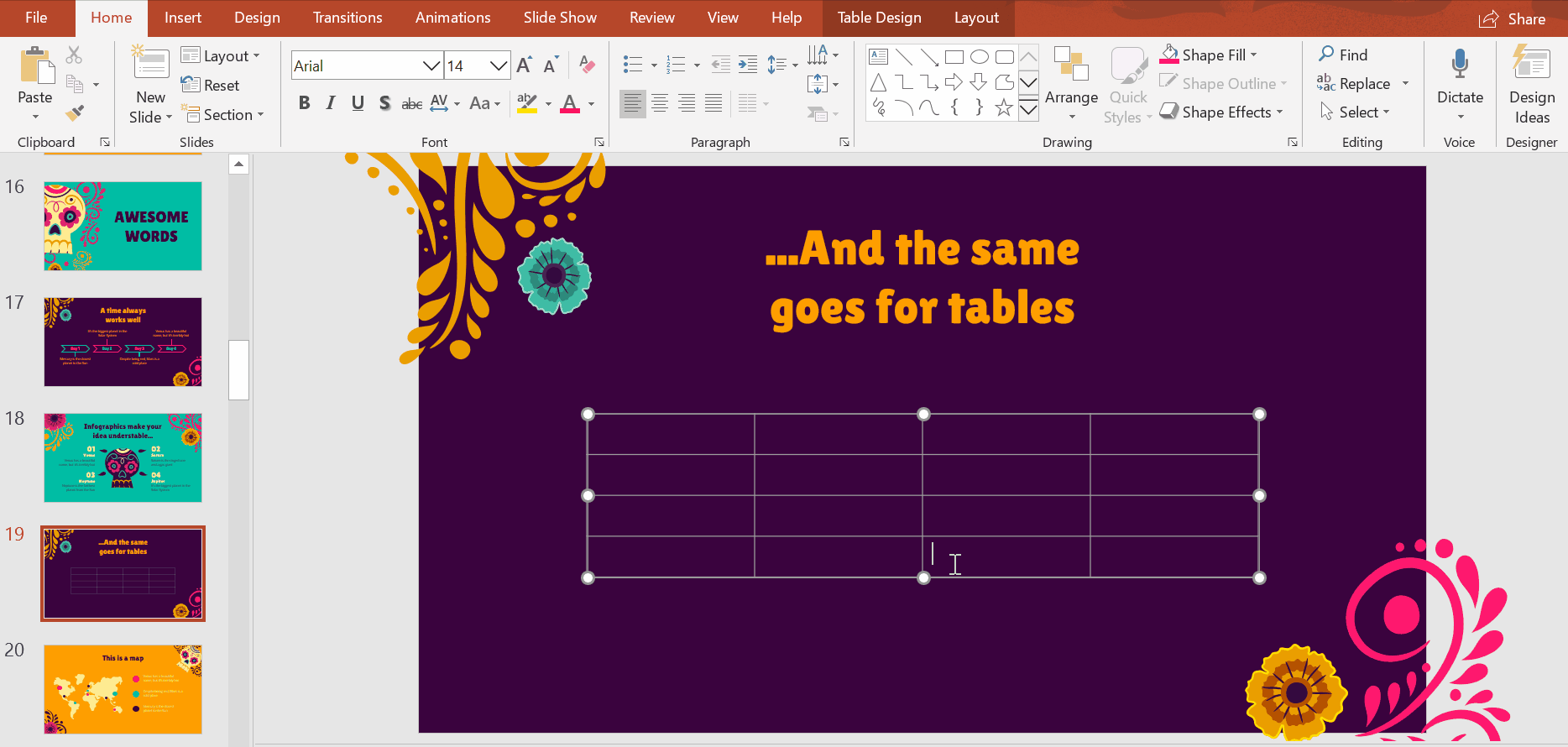 How to Create and Format Tables in PowerPoint -2