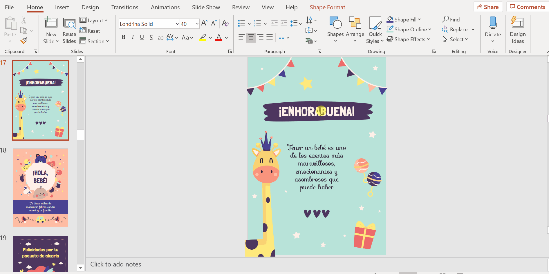 How to create a flyer in Powerpoint -3