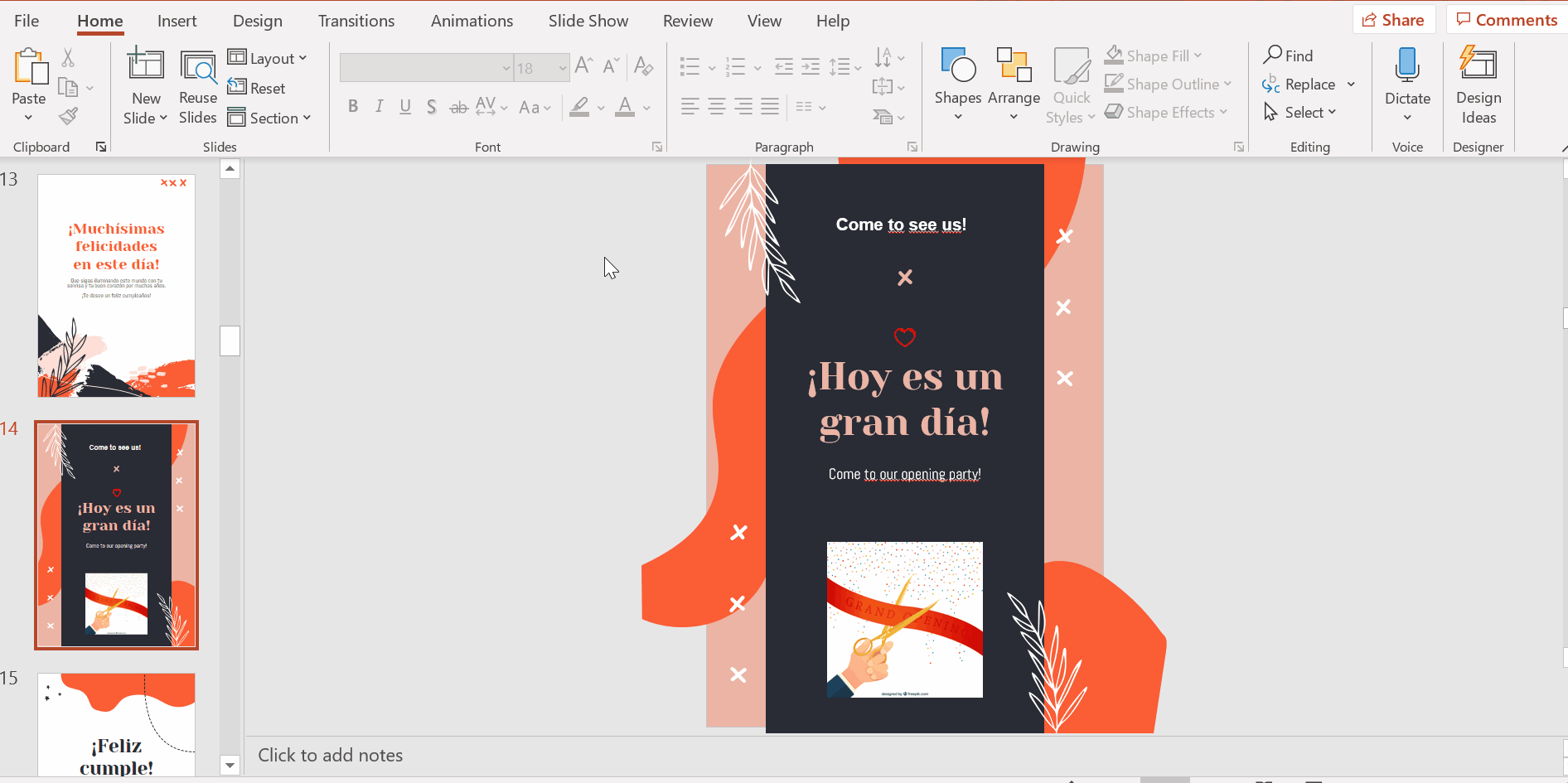 How to create a flyer in Powerpoint -6