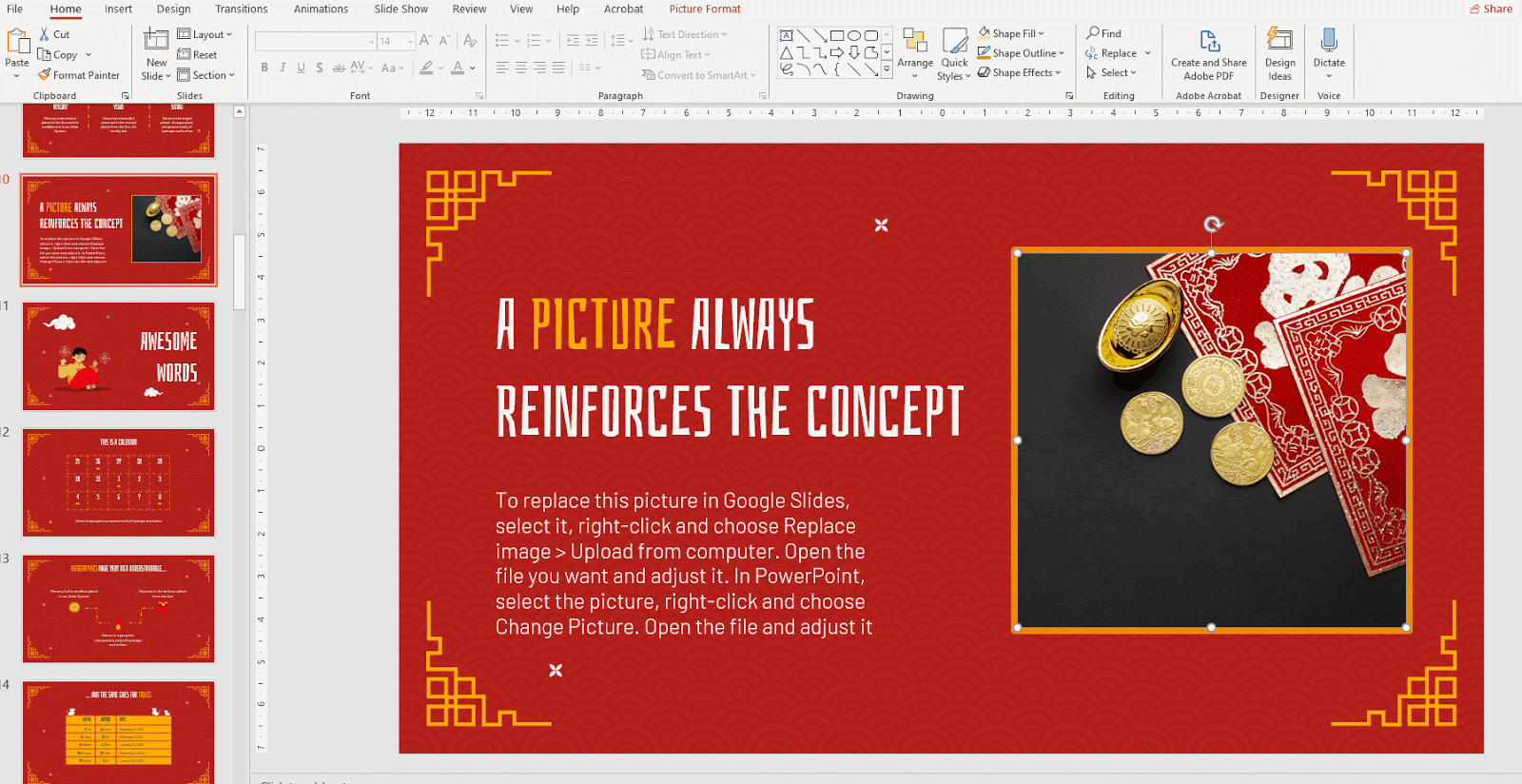 How to Use Basic Image Editing Tools in PowerPoint -9