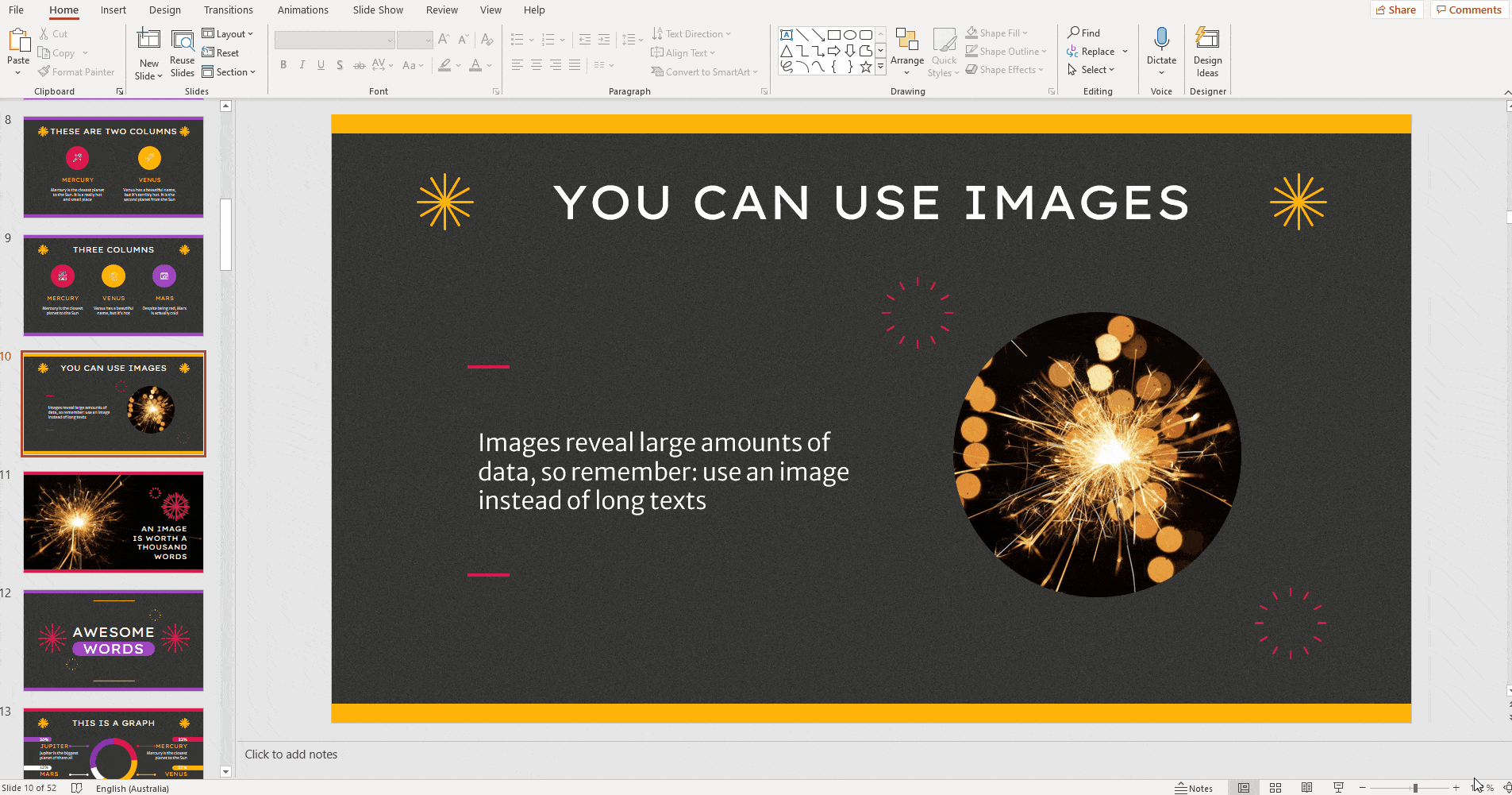 Creating a border for a picture in PPT