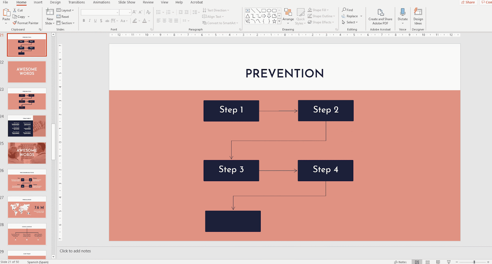 How to Create a Flowchart in PowerPoint -10