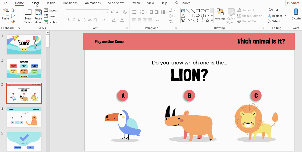 How to Make a Quiz for Your Online Classes Using PowerPoint -6