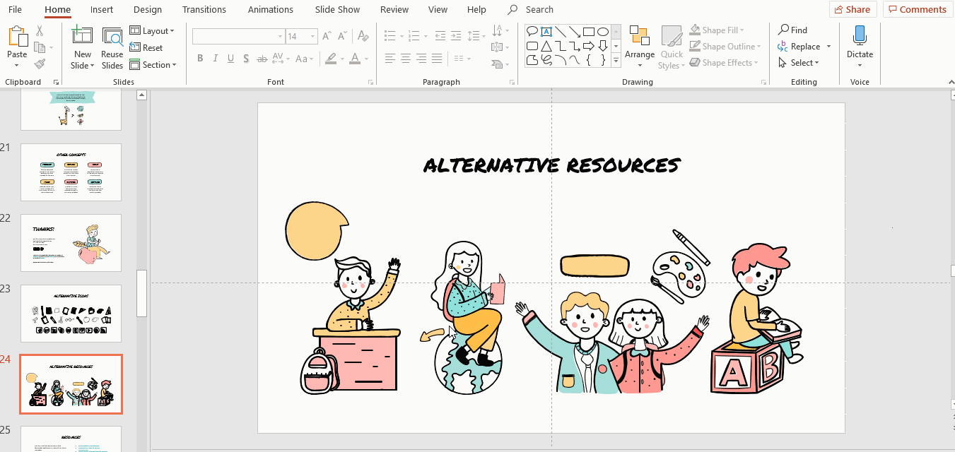 How to Make a Mind Map in PowerPoint -9