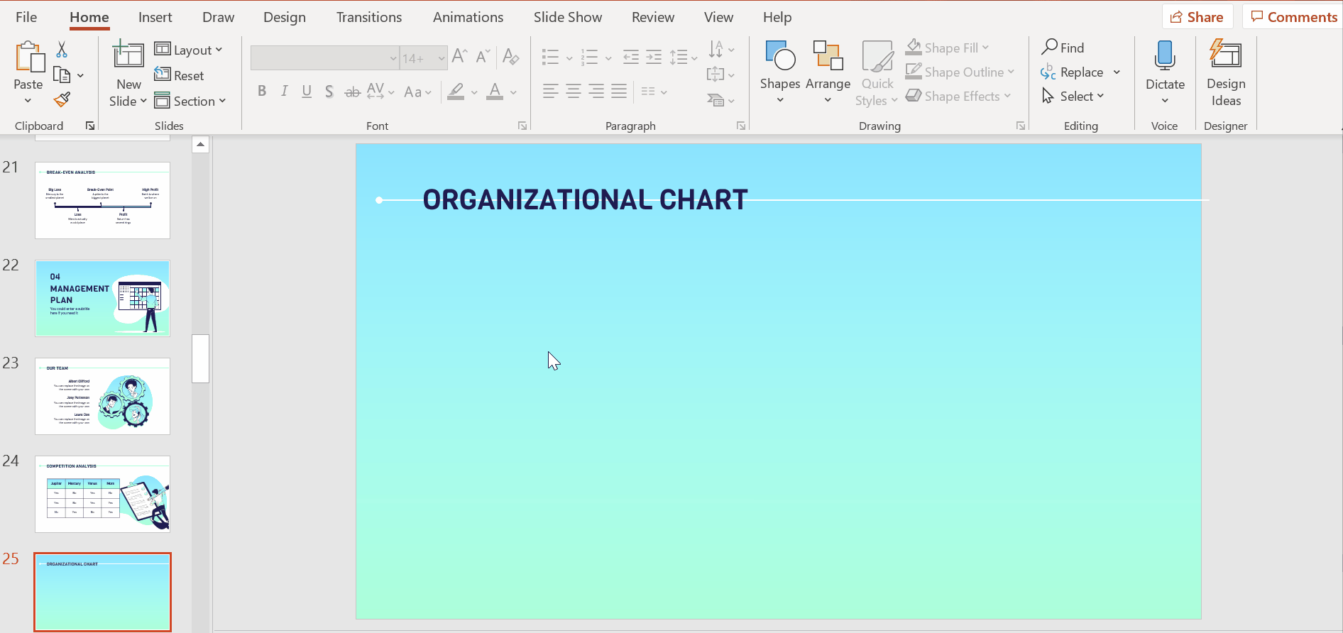 How to Create an Organizational Chart in PowerPoint -1