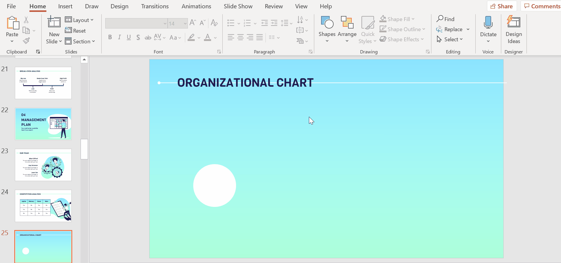 How to Create an Organizational Chart in PowerPoint -6