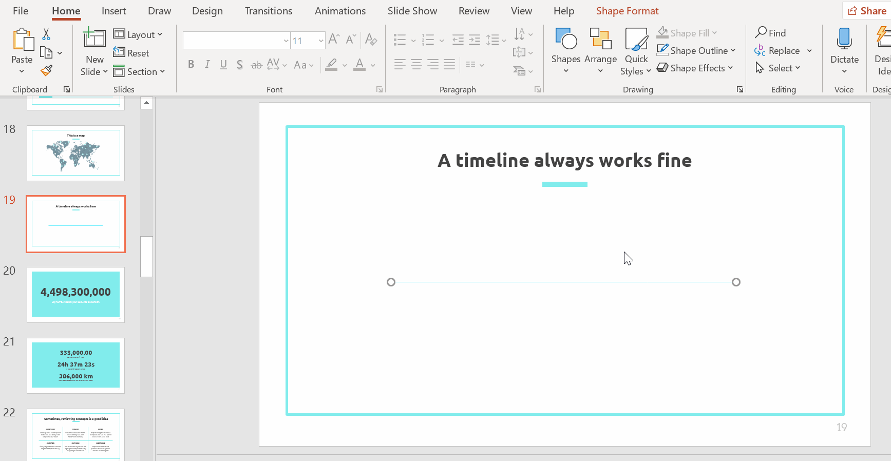 How to Create a Timeline in PowerPoint -2