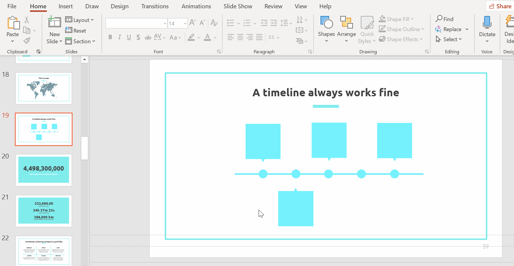 How to Create a Timeline in PowerPoint -12