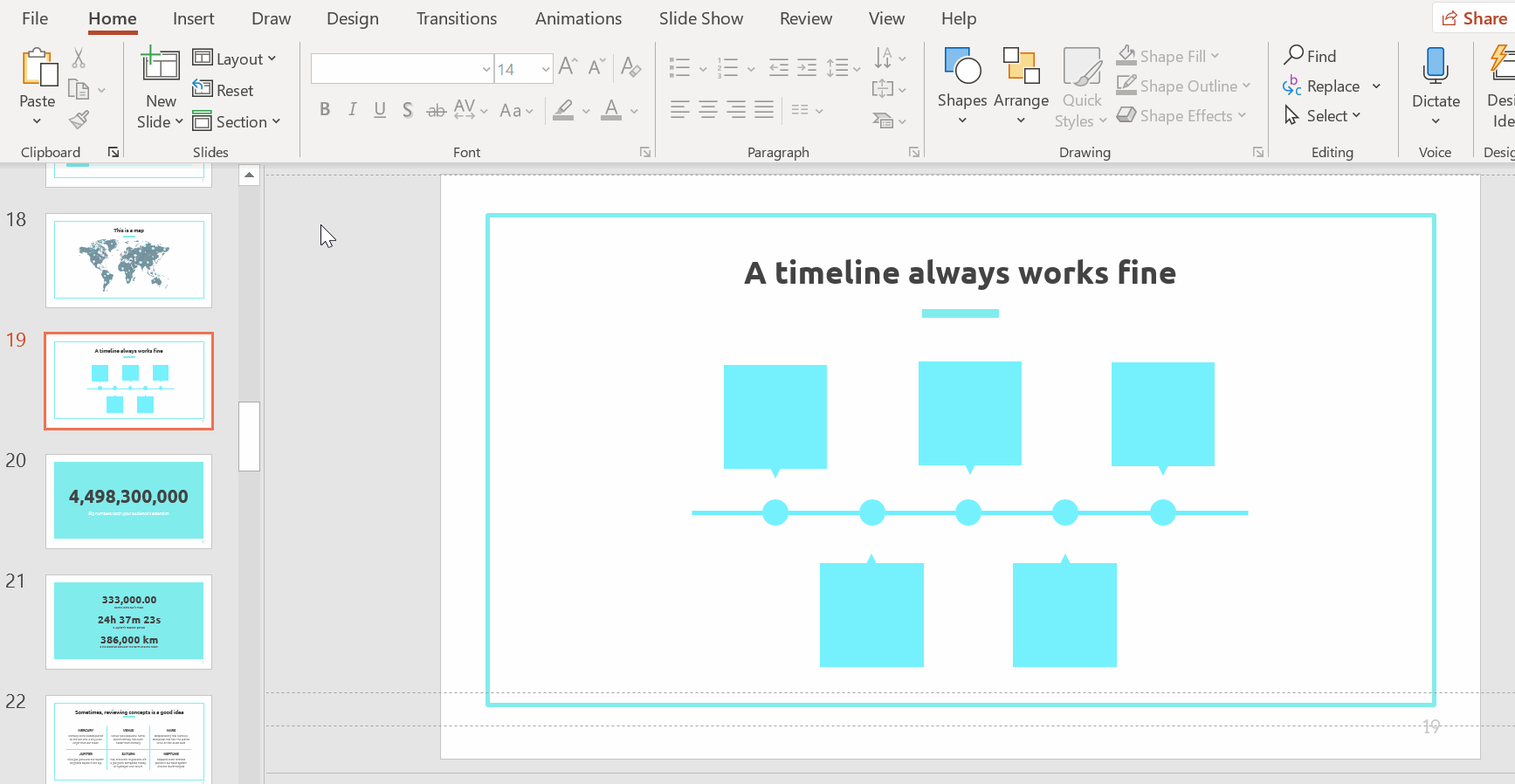 How to Create a Timeline in PowerPoint -13