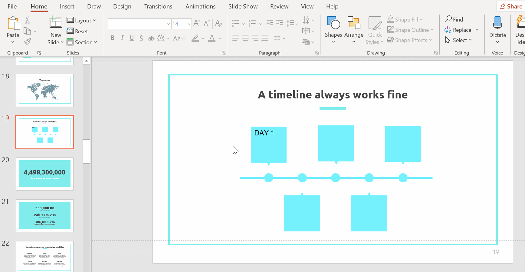 How to Create a Timeline in PowerPoint -14