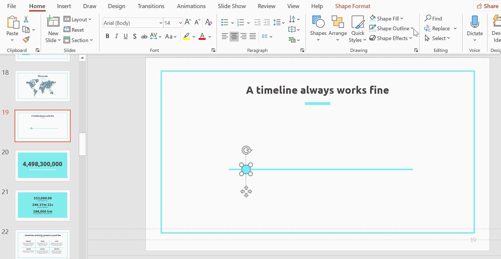 How to Create a Timeline in PowerPoint -4