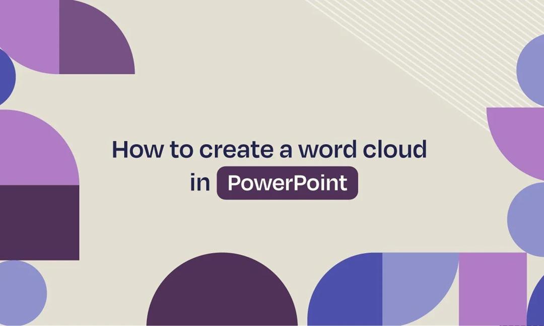 How to create a word cloud in PowerPoint