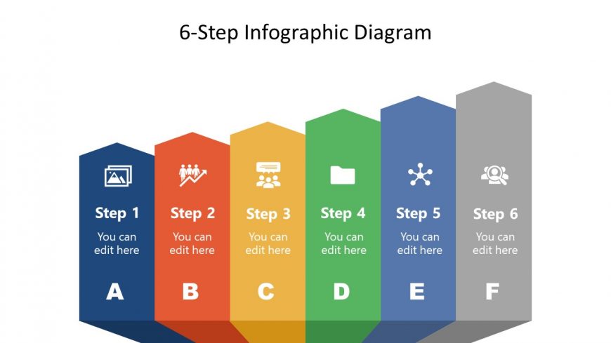 Khám phá mẫu Infographic 6 bước cho PowerPoint & Google Slides được thiết kế đẹp mắt và dễ sử dụng. Với những bước minh họa sinh động, bạn sẽ dễ dàng trình bày thông tin một cách rõ ràng và tạo ấn tượng mạnh mẽ tới khán giả. Tải ngay mẫu này để tạo ra những bản trình bày chuyên nghiệp và có sức hút.