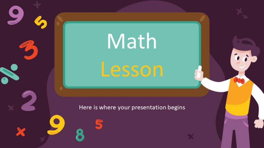  Free Powerpoint Templates For Teachers Math Printable Templates