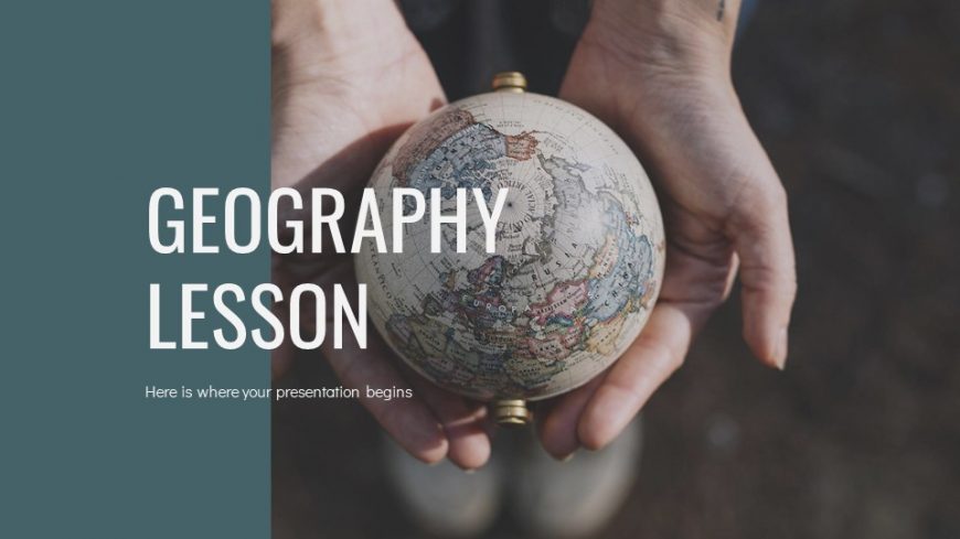 Free Geography Lesson PowerPoint Template Google Slides Theme