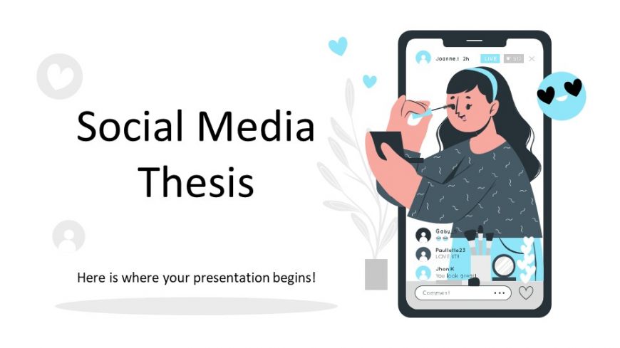 social media for thesis