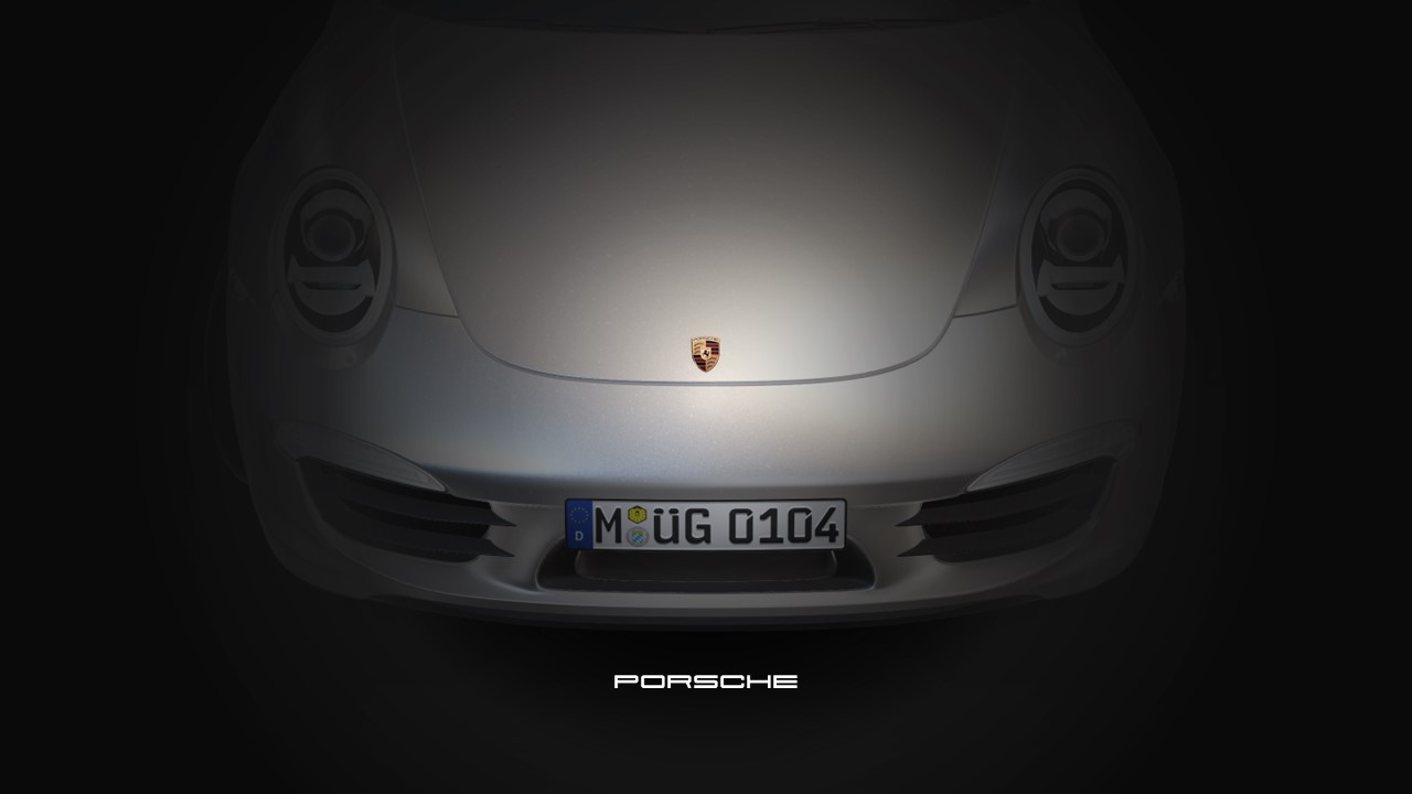 Porsche Animated PowerPoint Template 1