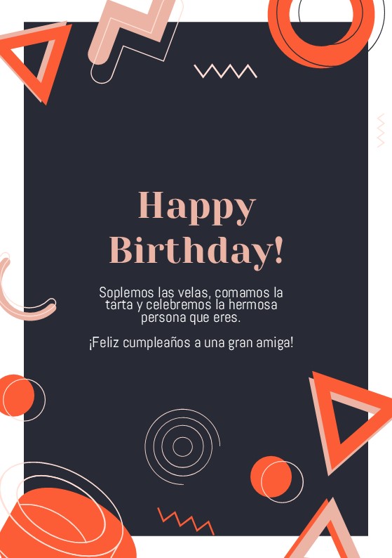 Birthday Cards Template 4