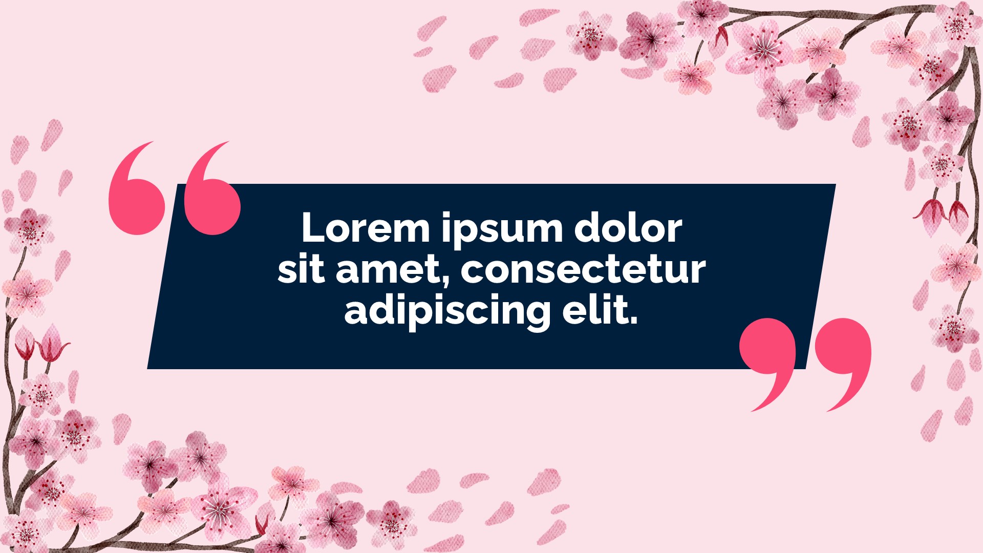 Cherry Blossom PowerPoint Template 8