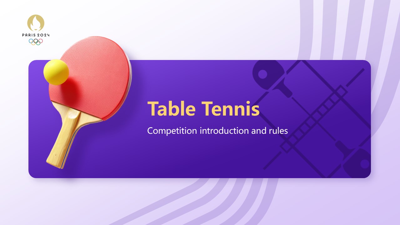 Olympic Table Tennis Prensentation 3