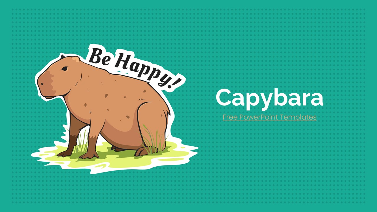 Capybara PowerPoint Template 1