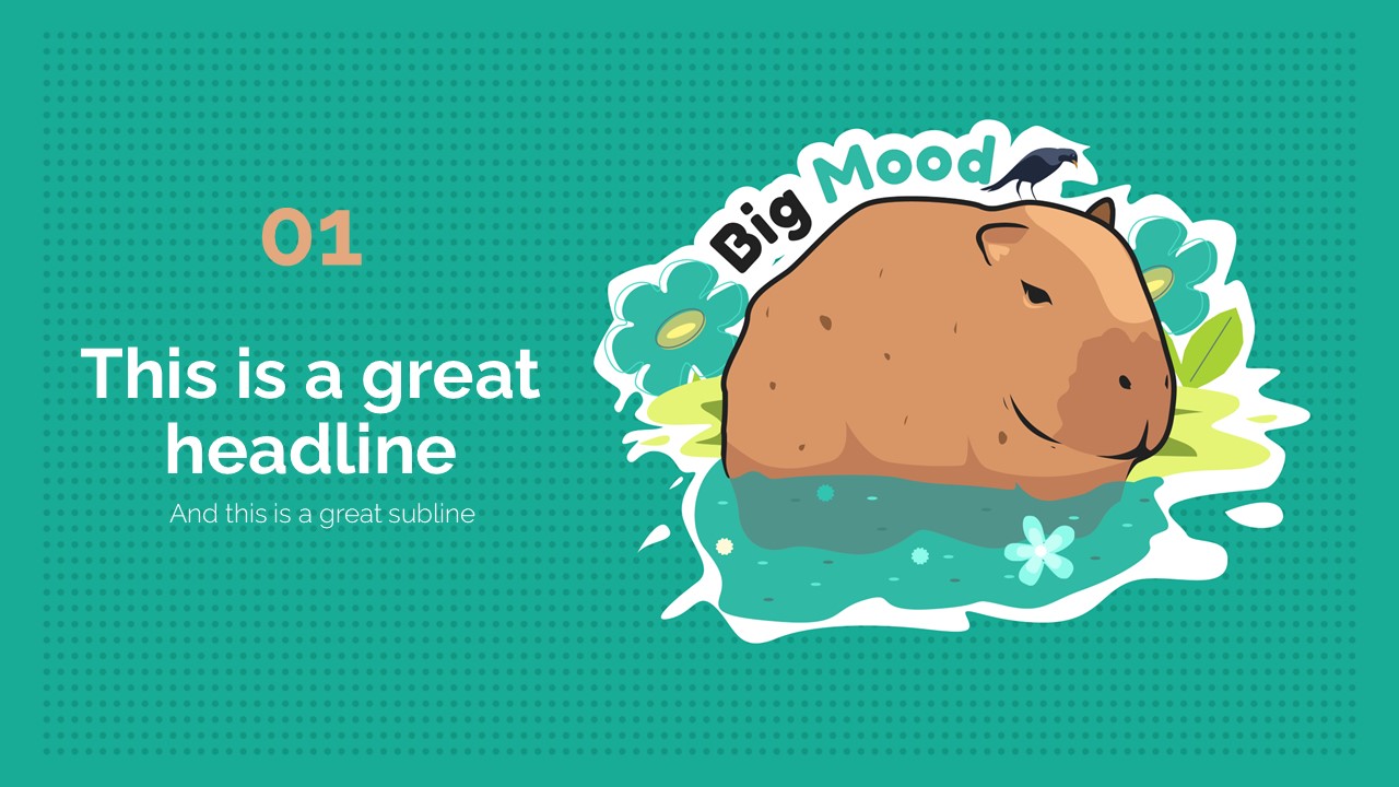 Capybara PowerPoint Template4