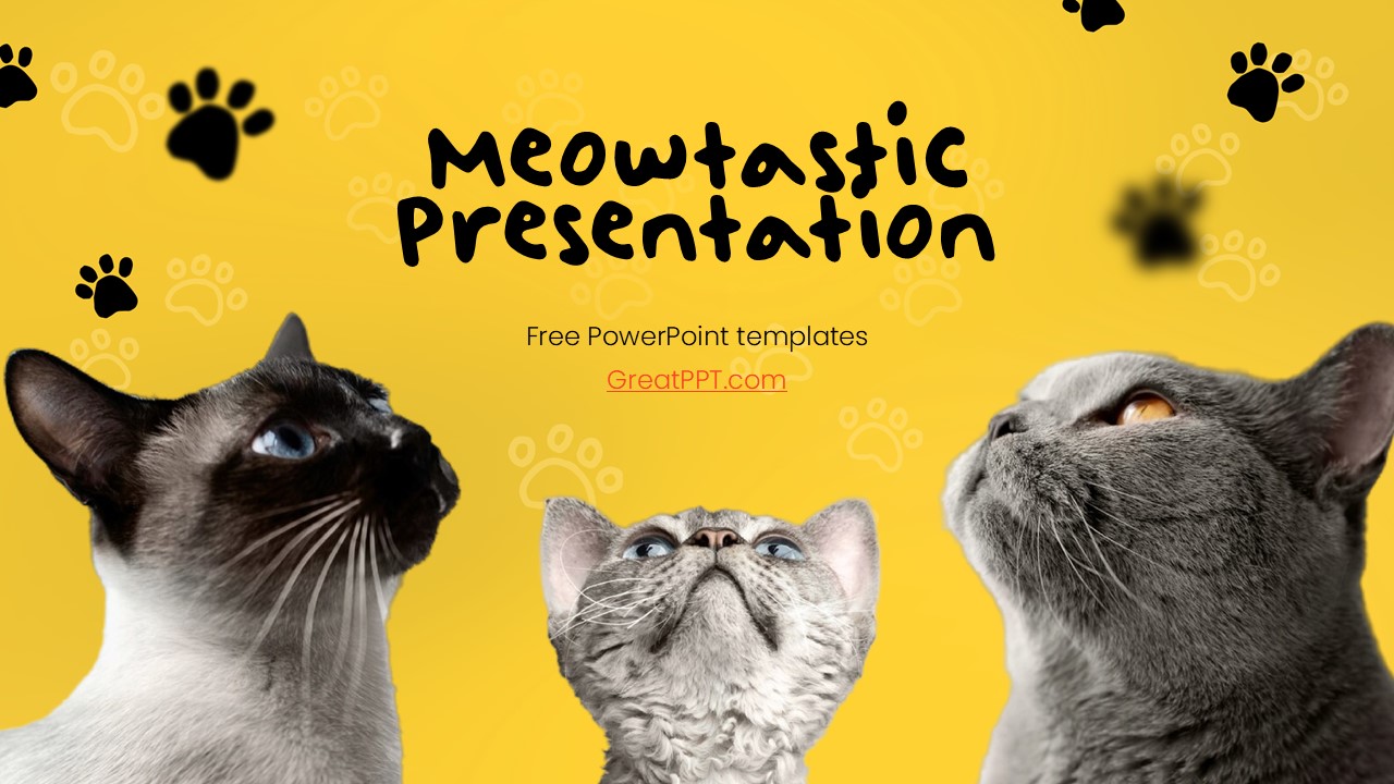 Cats PowerPoint Template1