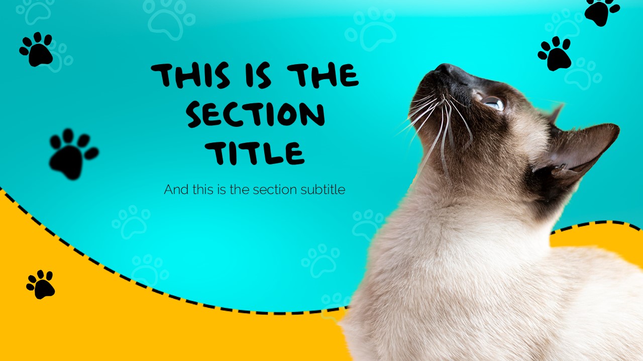 Cats PowerPoint Template3