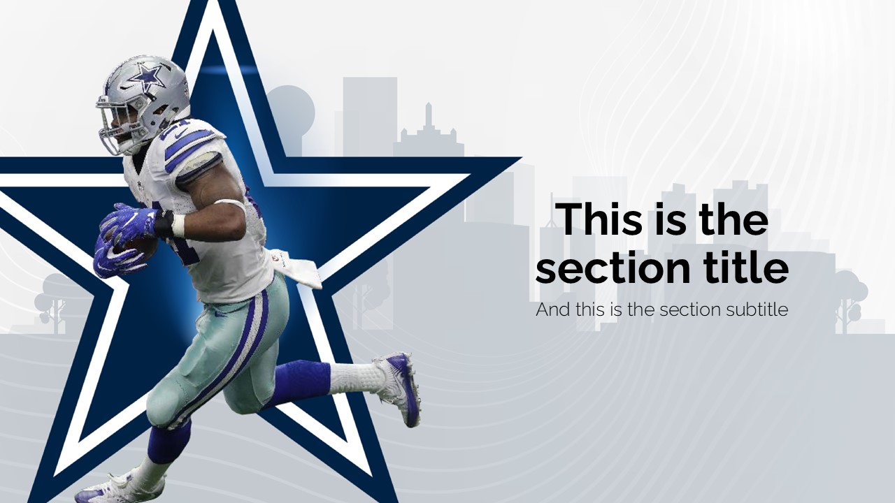 Dallas Cowboys PowerPoint Template3