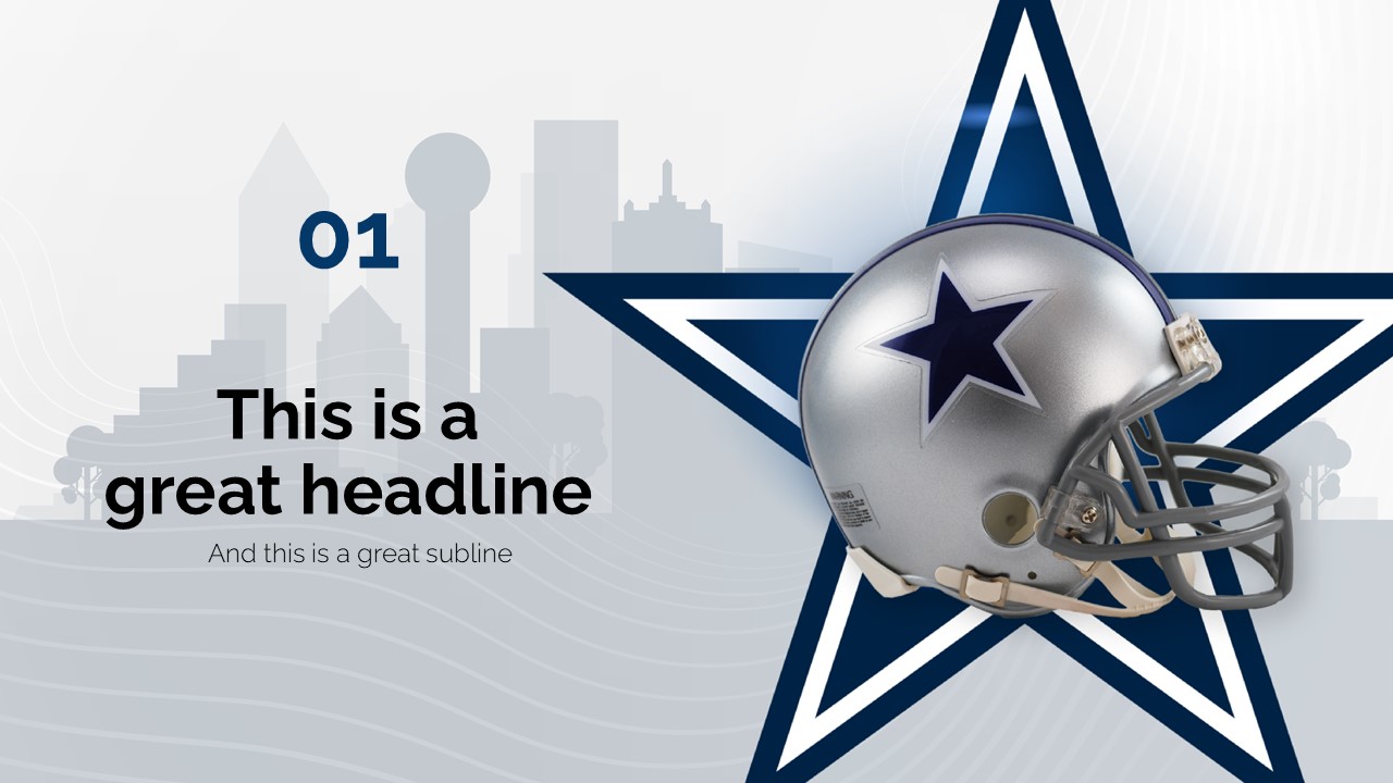 Dallas Cowboys PowerPoint Template4