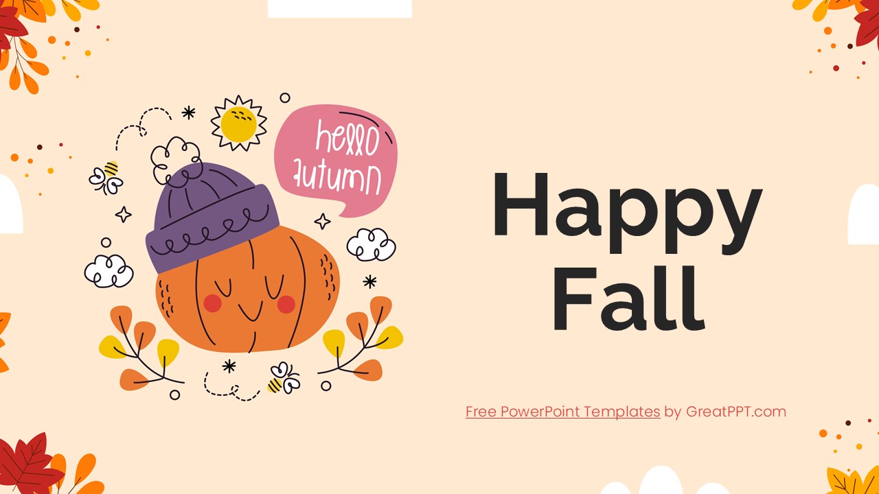 Happy Fall PowerPoint Template1