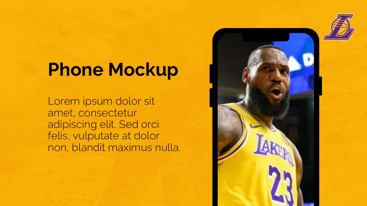 Los Angeles Lakers PowerPoint Template10