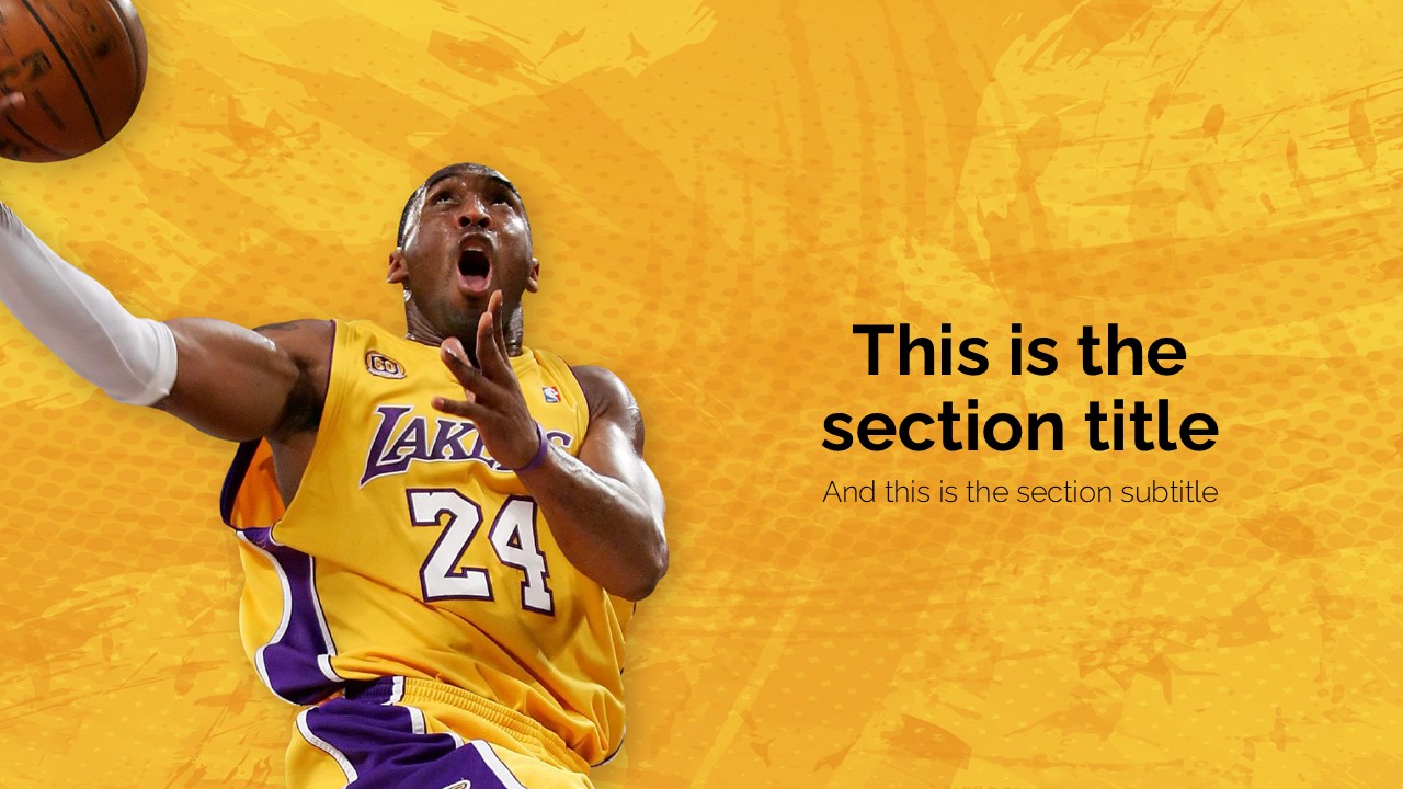 Los Angeles Lakers PowerPoint Template3