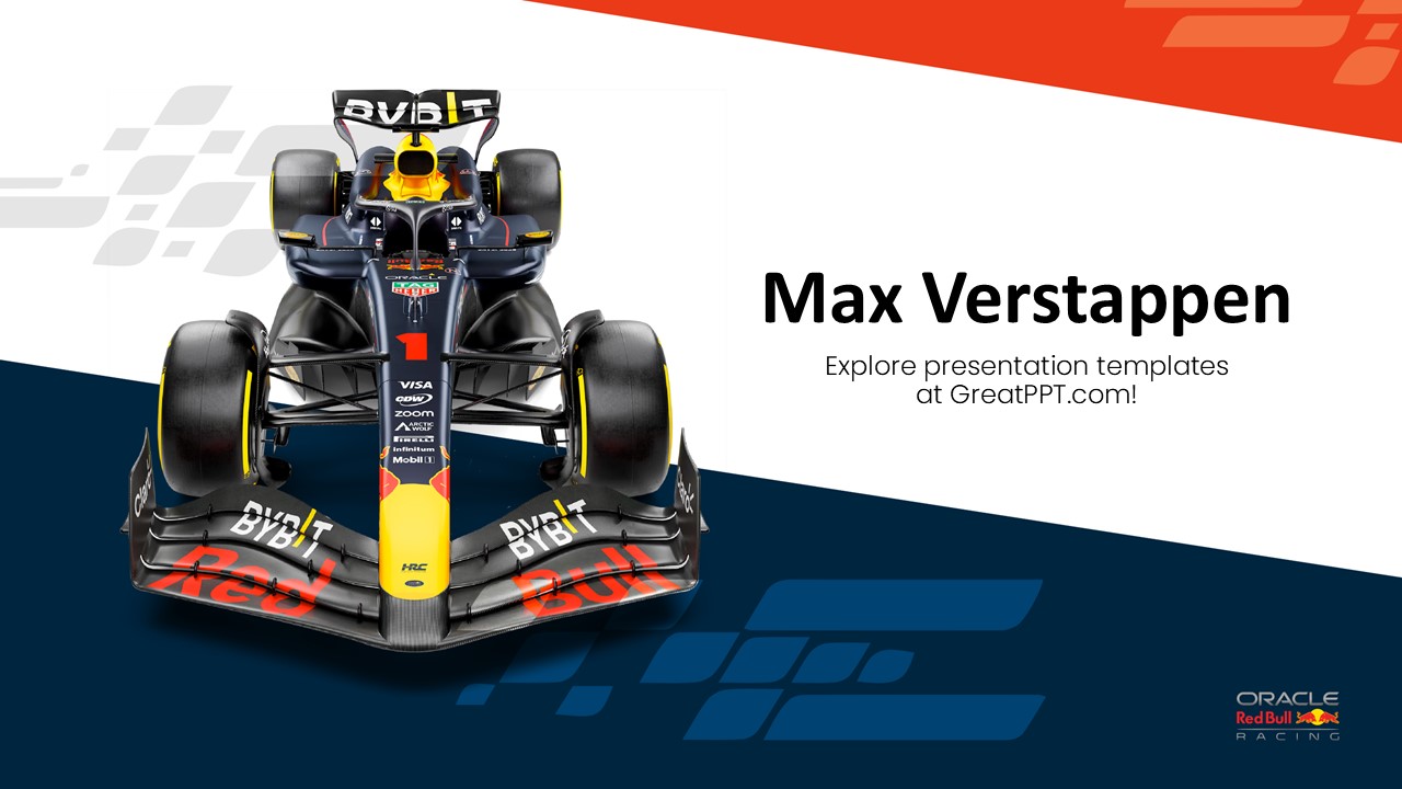 Max Verstappen PowerPoint Template 1