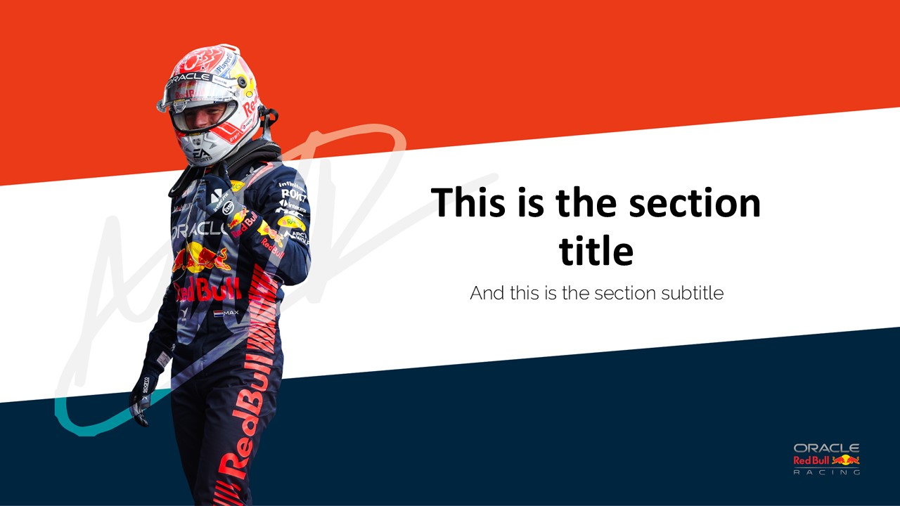 Max Verstappen PowerPoint Template 3