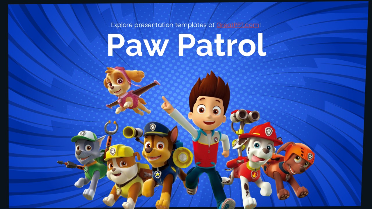 Paw Patrol PowerPoint Template1