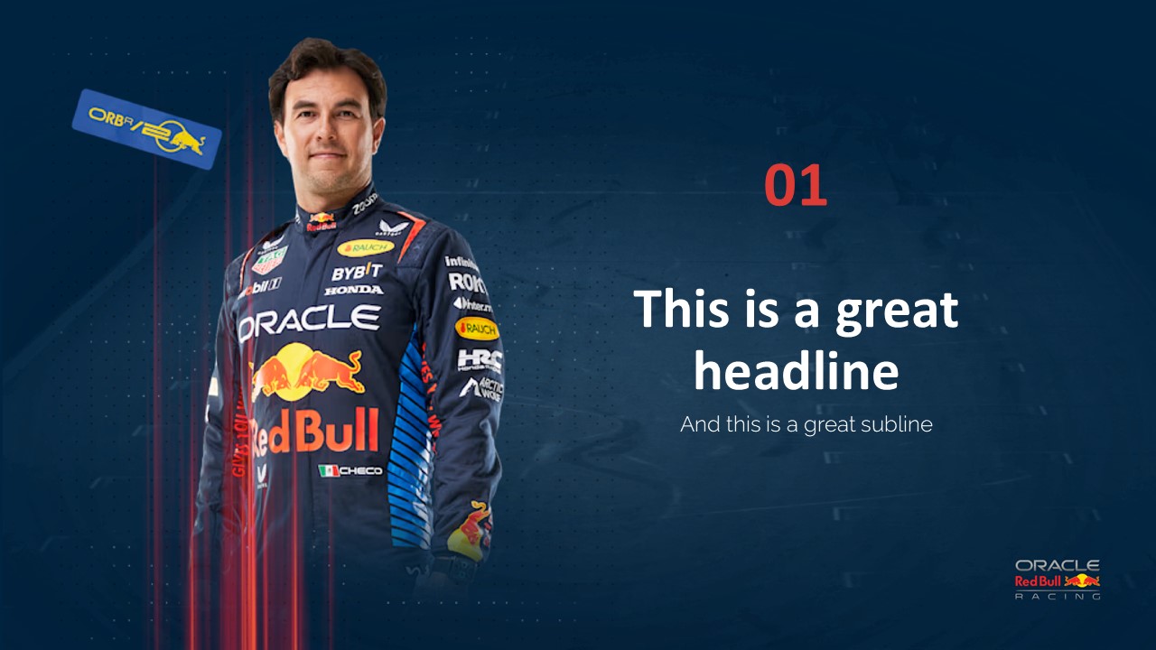 Red Bull F1 Team PowerPoint Template 4