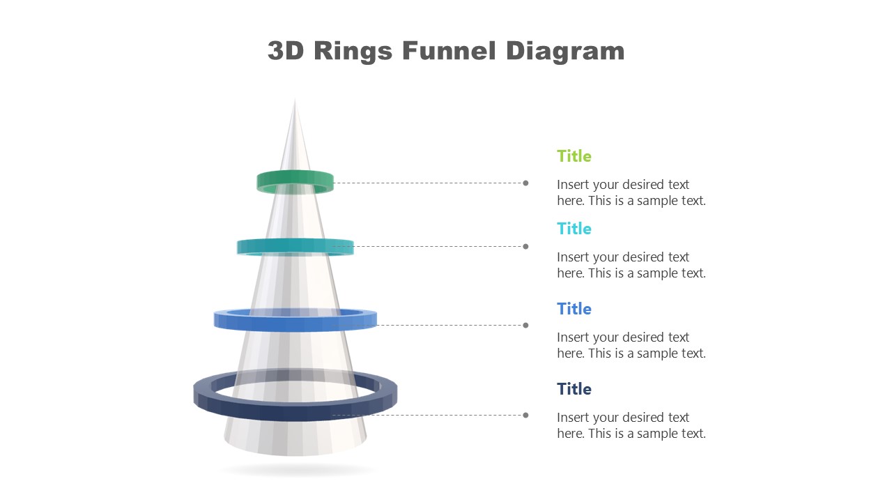 3D Rings Funnel Template 3