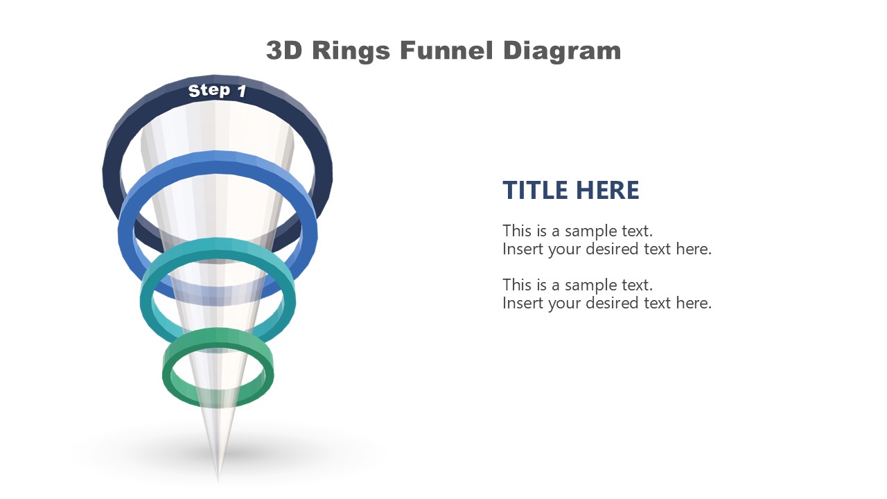 3D Rings Funnel Template 5