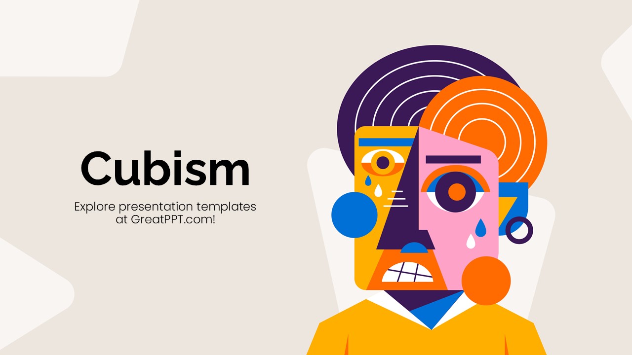 Cubism PowerPoint Template 1