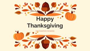 Happy Thanksgiving PowerPoint Template 1