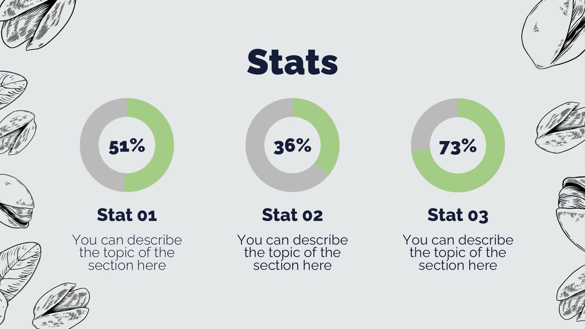 Pistachio PowerPoint Template 9