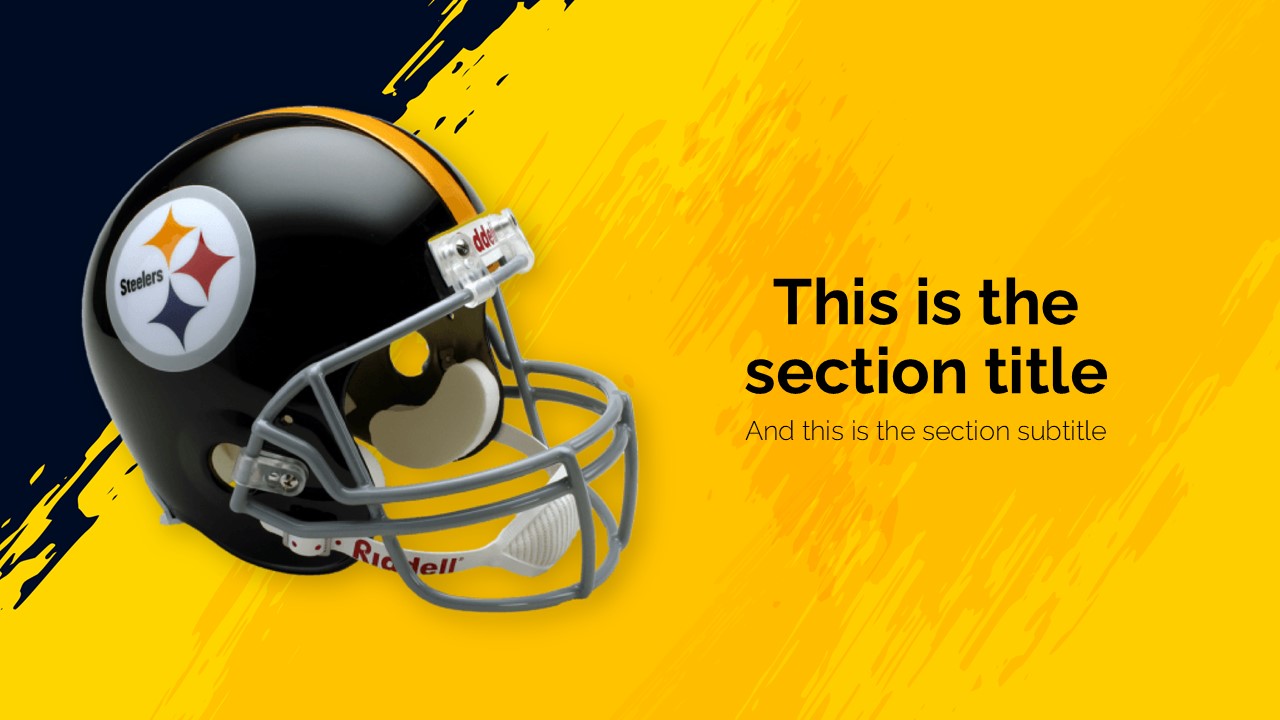 Pittsburgh Steelers PowerPoint Template 3