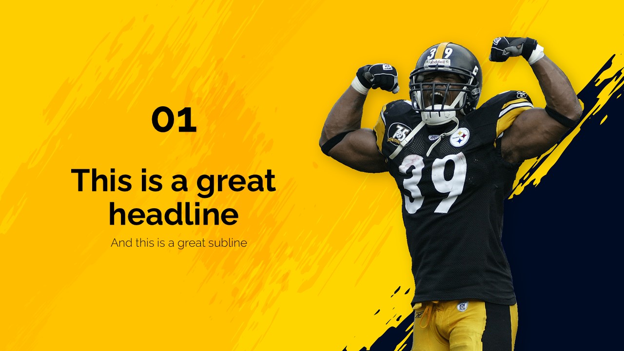 Pittsburgh Steelers PowerPoint Template 4