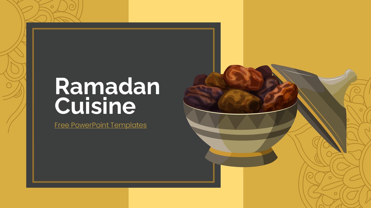 Ramadan Cuisine PowerPoint Template 1