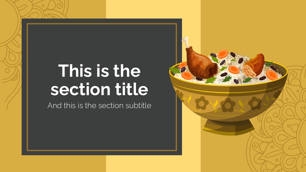 Ramadan Cuisine PowerPoint Template 3