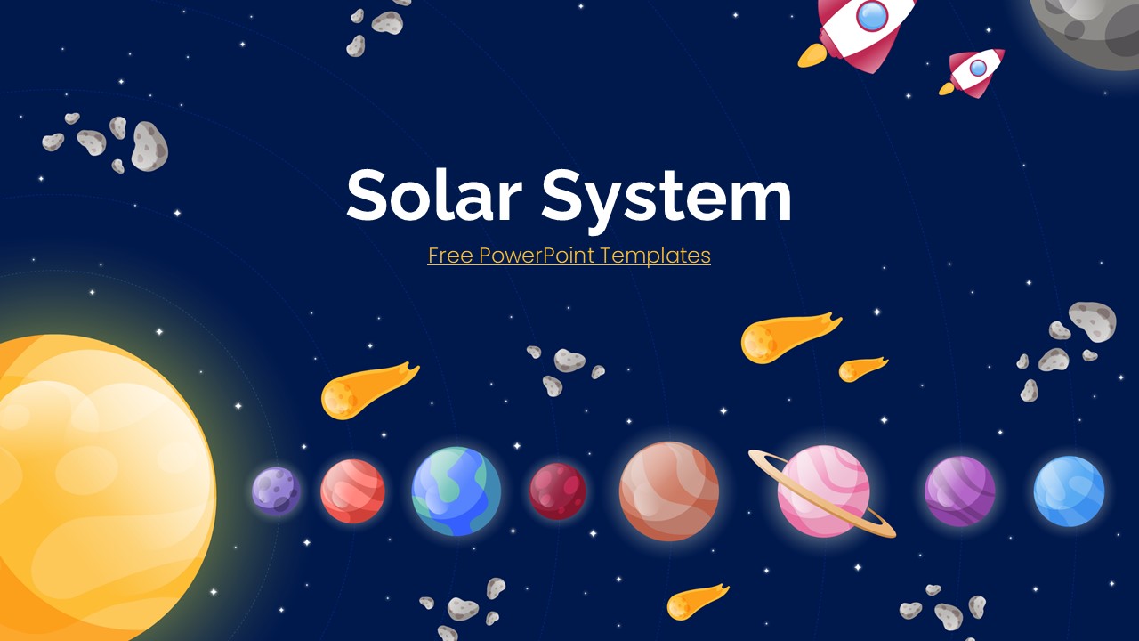 Solar System PowerPoint Template 1