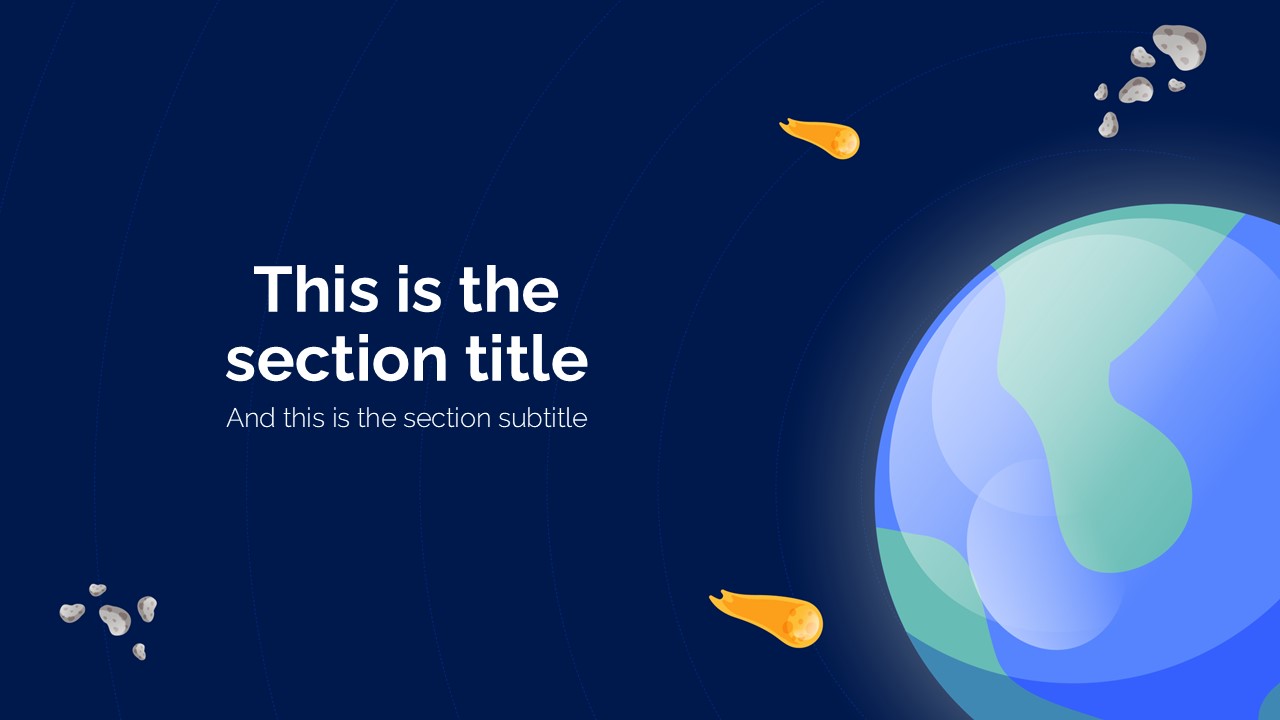 Solar System PowerPoint Template 3